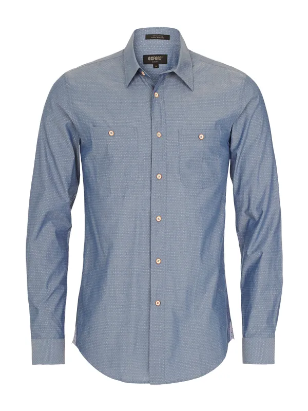 OAKWOOD POCKET SHIRT DEMIN sold by Oxford Shop