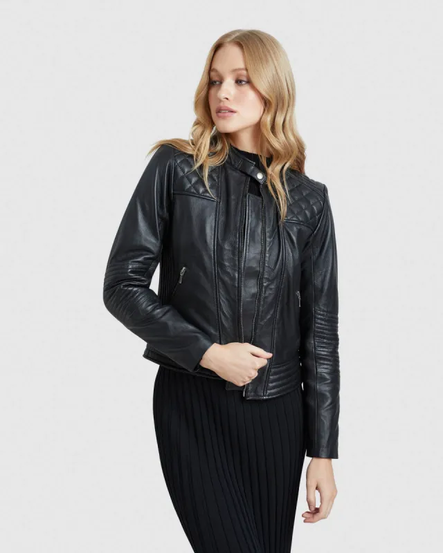 Gracie Leather Jacket sold by Oxford Shop