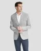 Blake Linen Blend Check Blazer sold by Oxford Shop