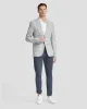 Blake Linen Blend Check Blazer sold by Oxford Shop