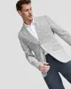 Blake Linen Blend Check Blazer sold by Oxford Shop