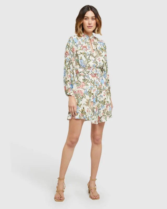 ELENA CHINTZ PRINT DRESS sold by Oxford Shop