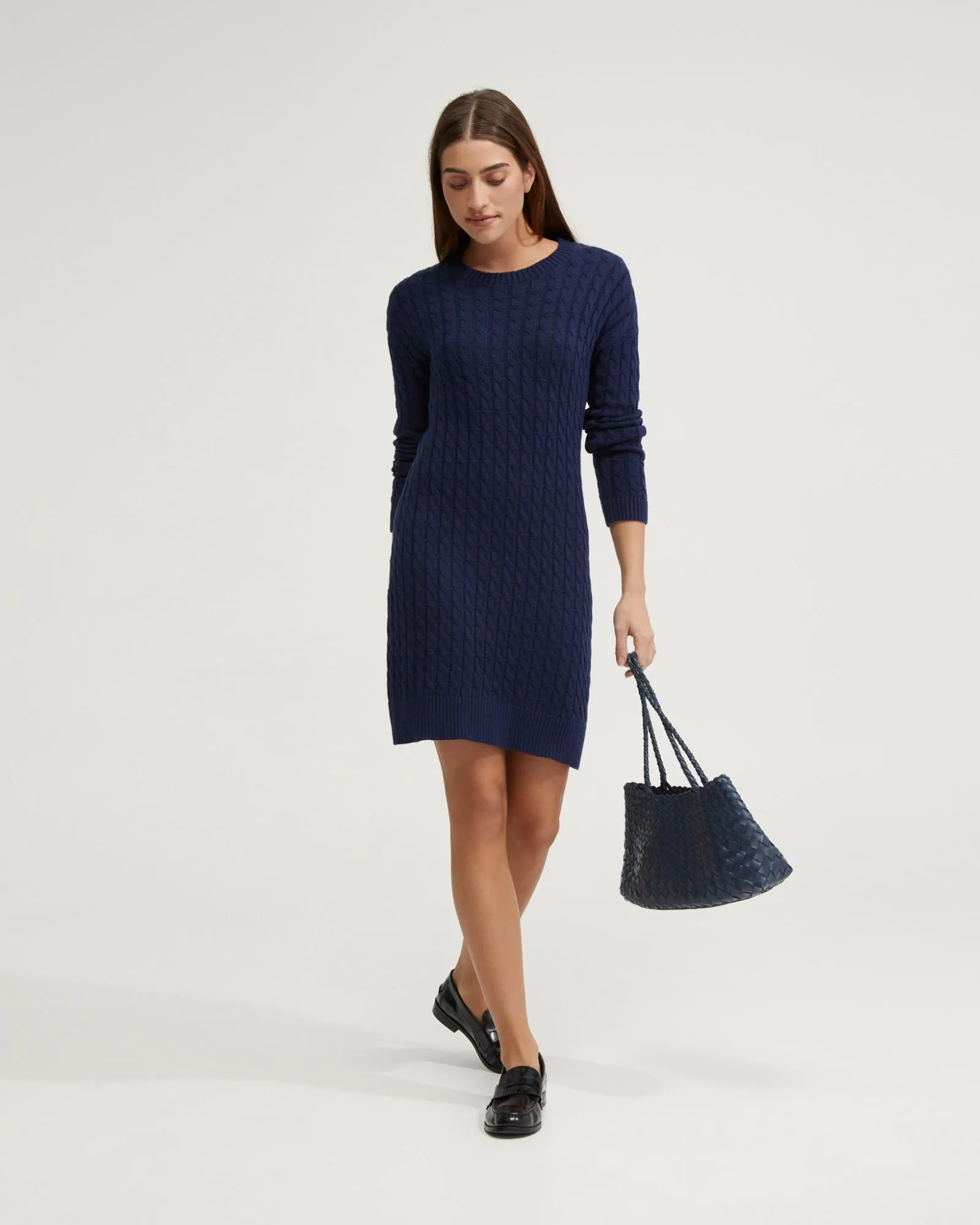 Sweeny Cable Knit Mini Dress sold by Oxford Shop