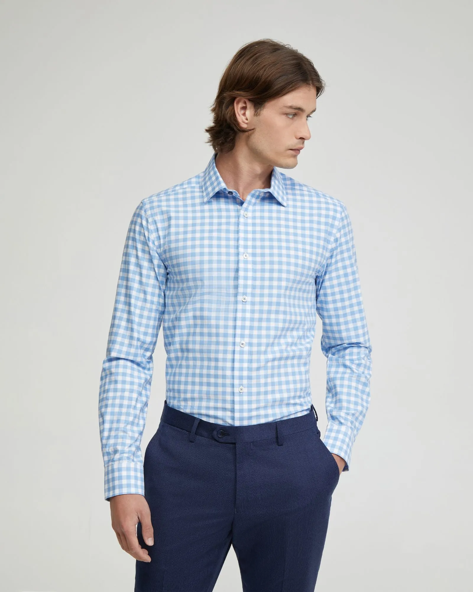 Beckton Checked Cotton Shirt sold by Oxford Shop product image thumbnail 5