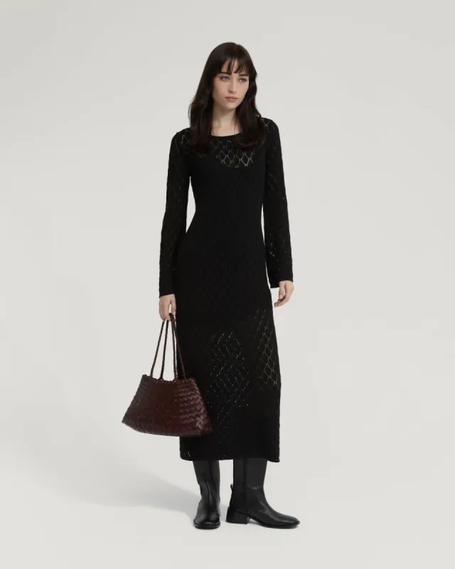 Aime Pointelle Dress With Slip sold by Oxford Shop