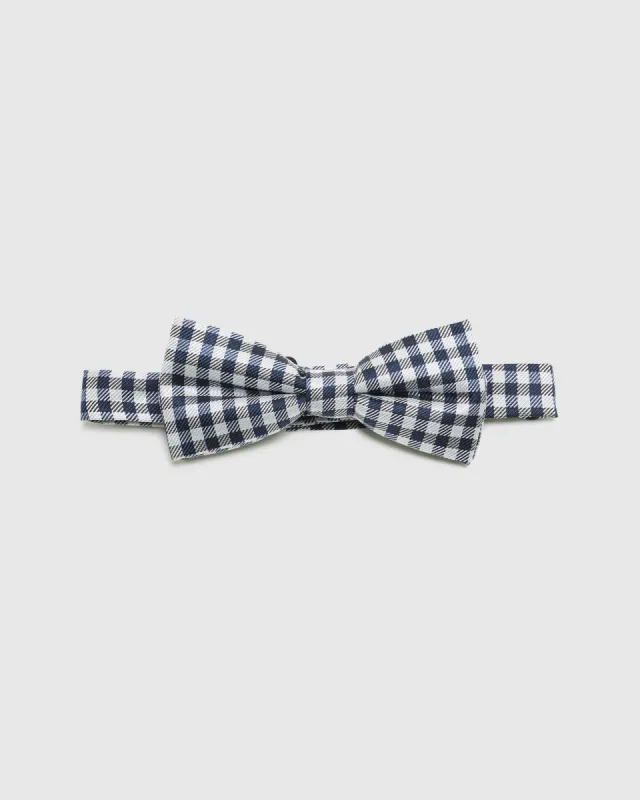 Gingham Silk Bow Tie sold by Oxford Shop