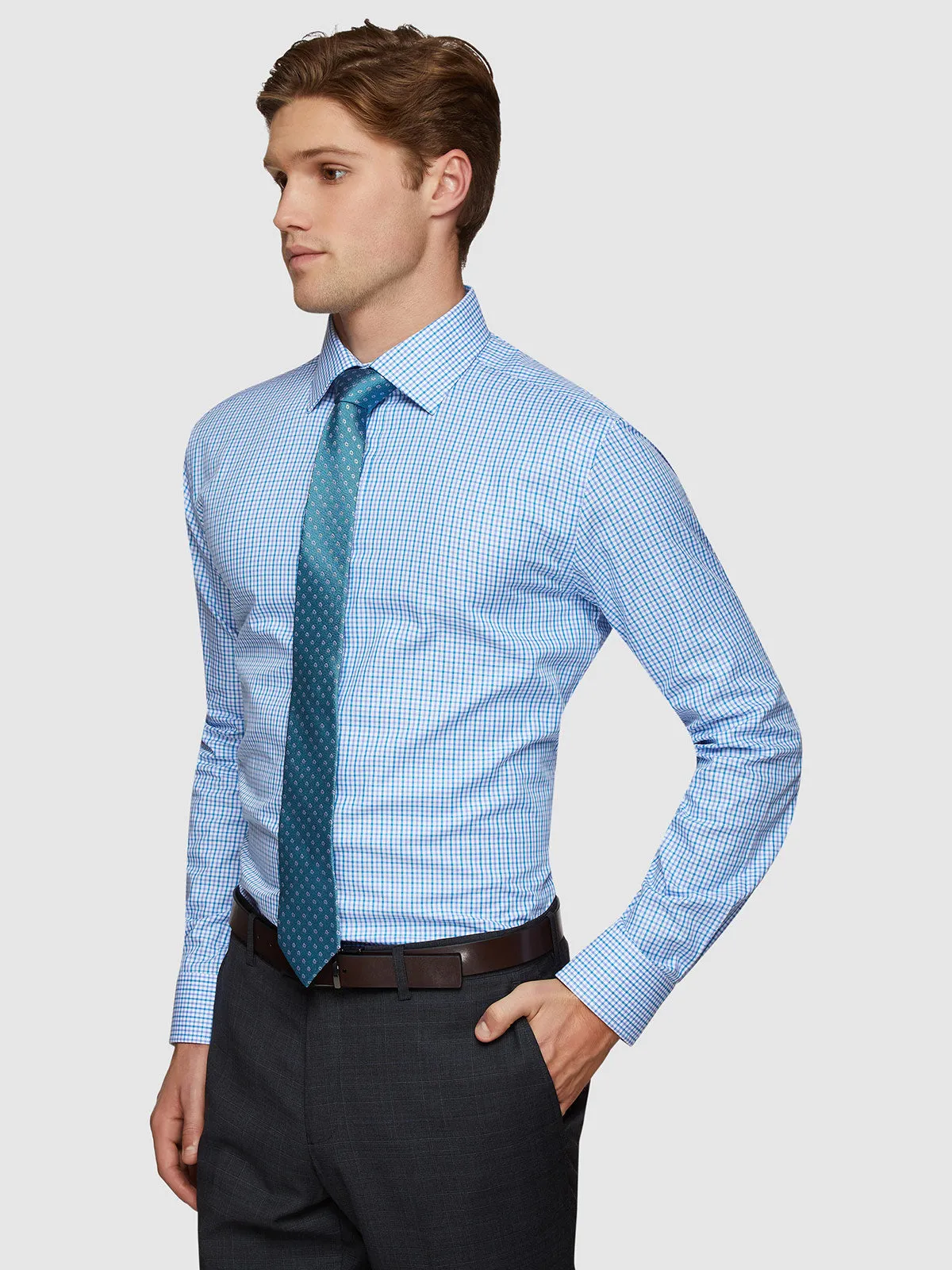 Islington Checked Shirt sold by Oxford Shop product image thumbnail 2