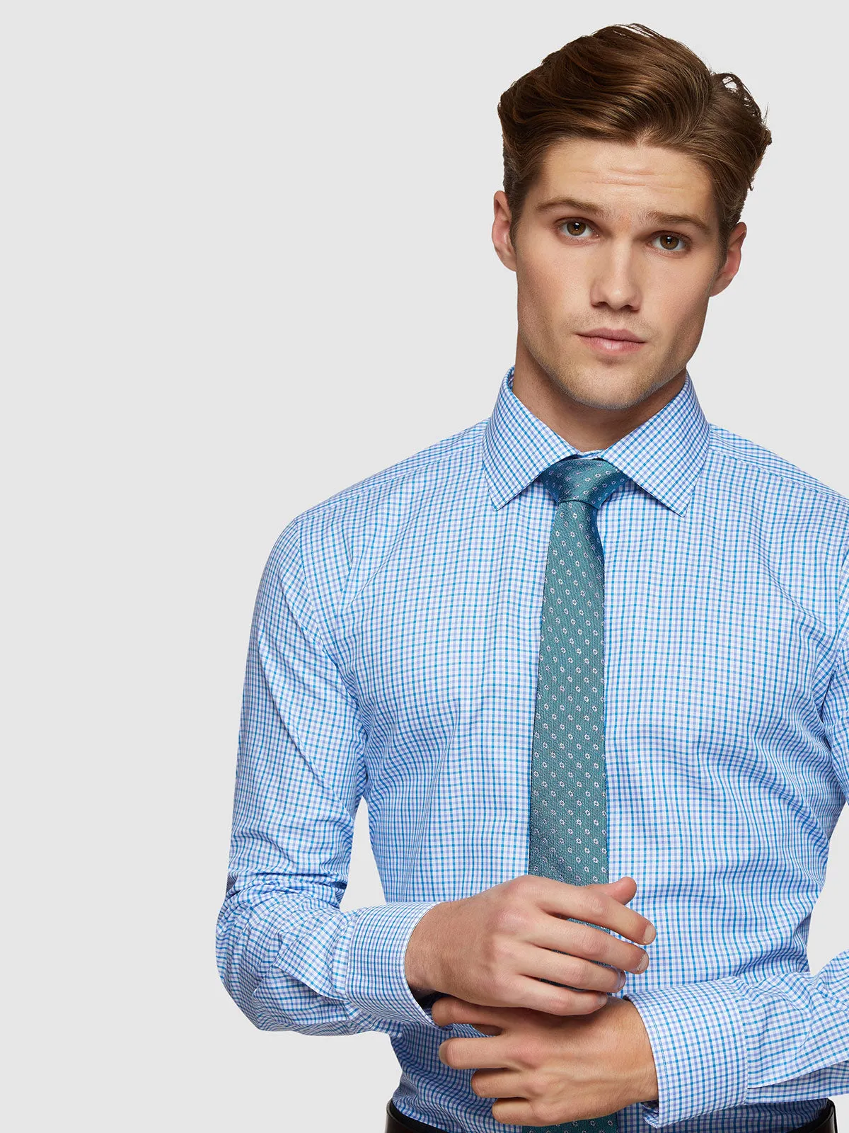 Islington Checked Shirt sold by Oxford Shop product image thumbnail 4