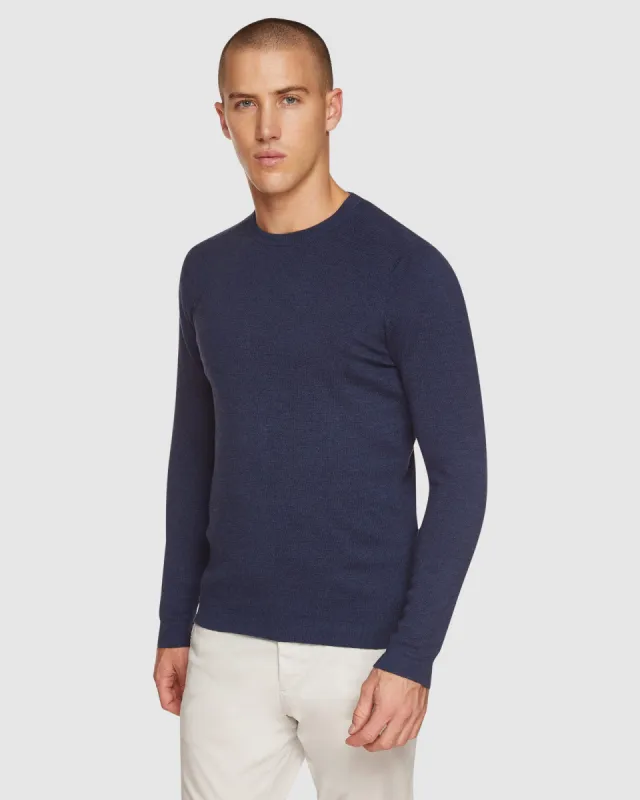 Tiger Crew Neck Knit made by Oxford Shop