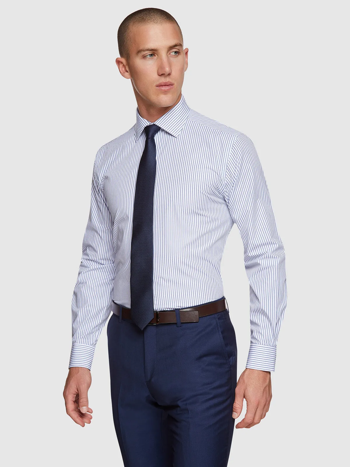 Islington Striped Shirt sold by Oxford Shop product image thumbnail 2