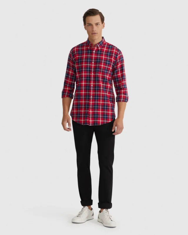 Uxbridge Flannel Check Shirt sold by Oxford Shop