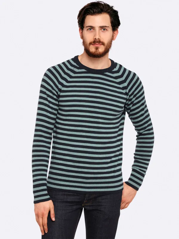 Brax Stripe Crew Knit sold by Oxford Shop