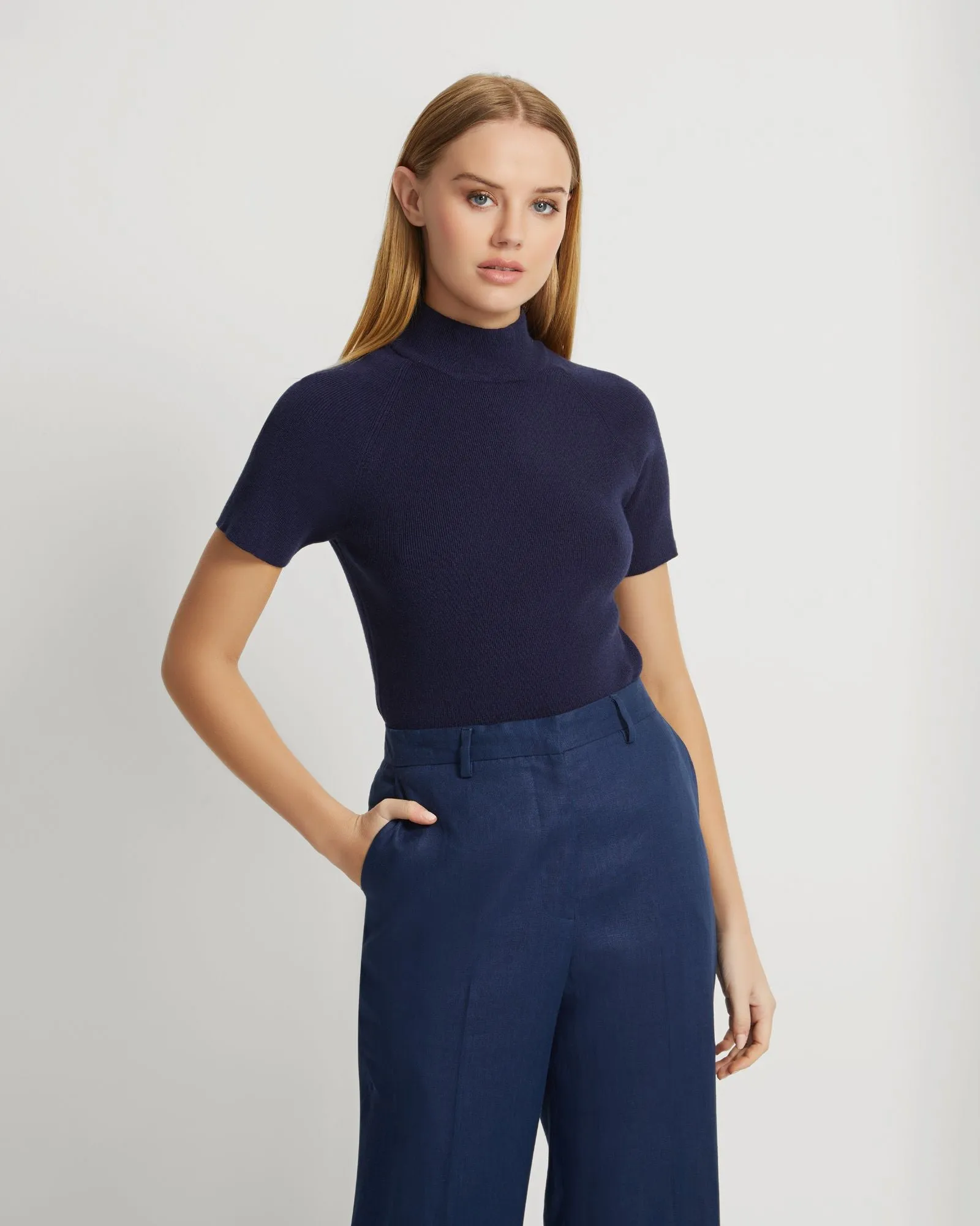 Dawn Short Sleeve Knit Top sold by Oxford Shop product image thumbnail 5