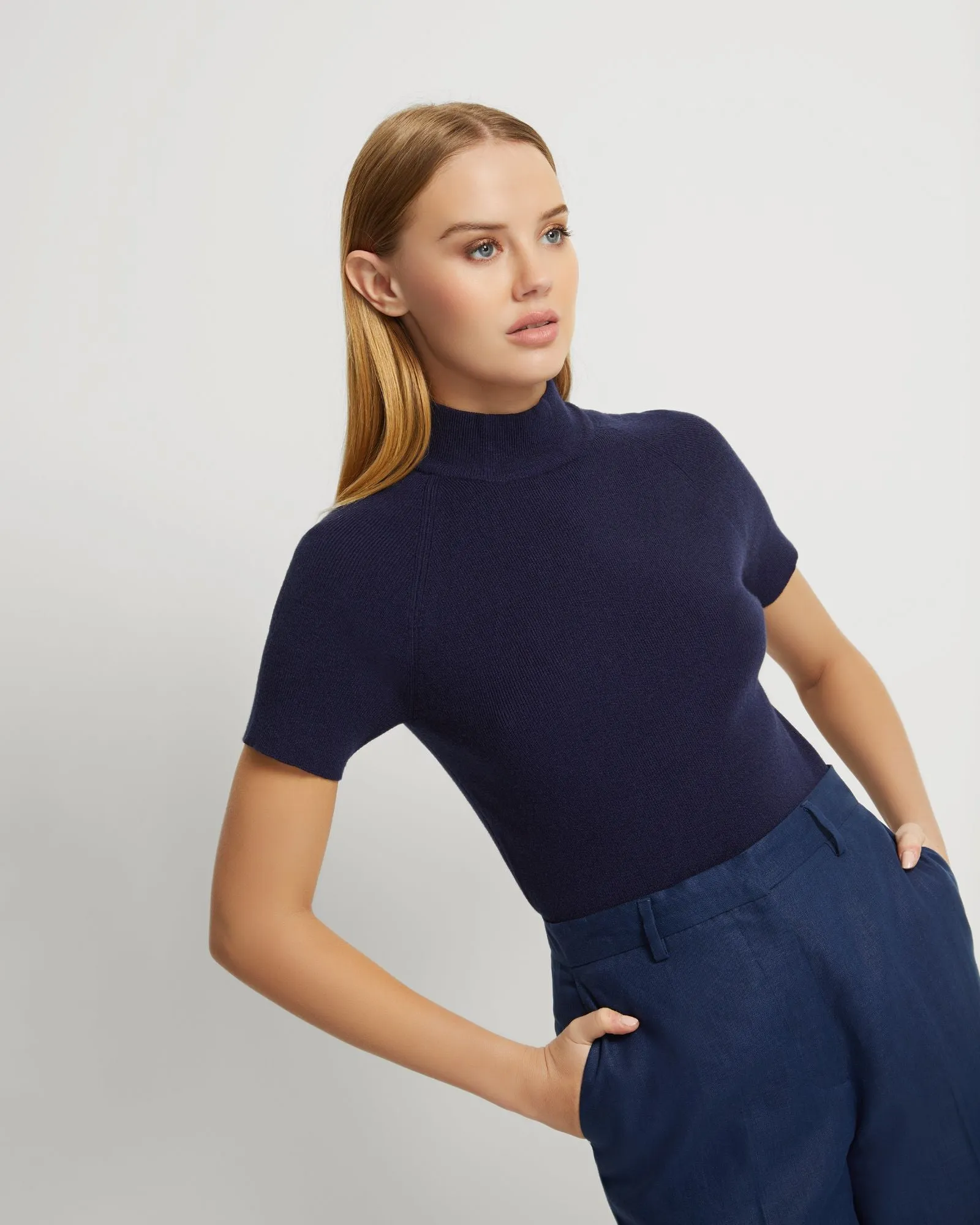 Dawn Short Sleeve Knit Top sold by Oxford Shop product image thumbnail 4