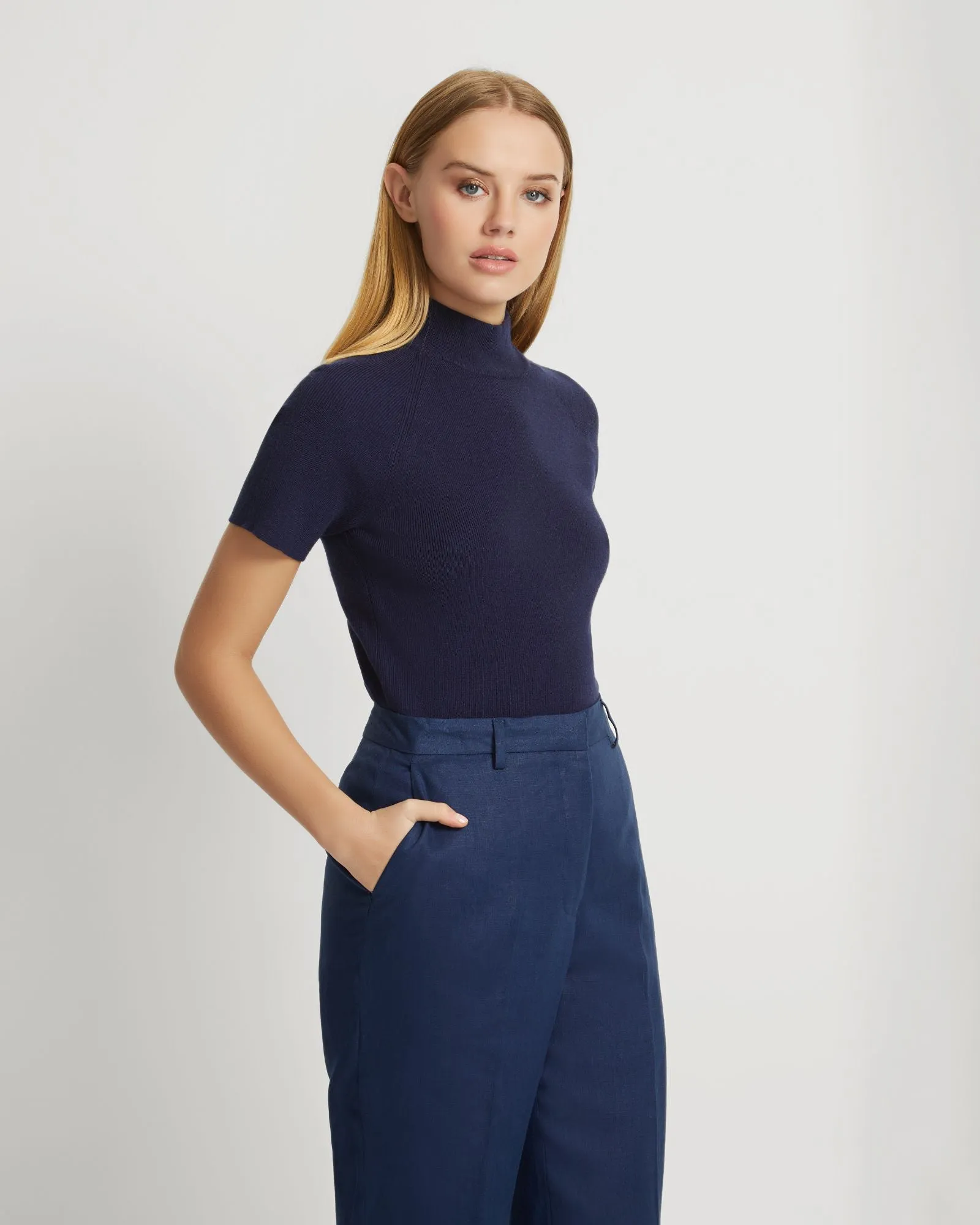 Dawn Short Sleeve Knit Top sold by Oxford Shop product image thumbnail 2