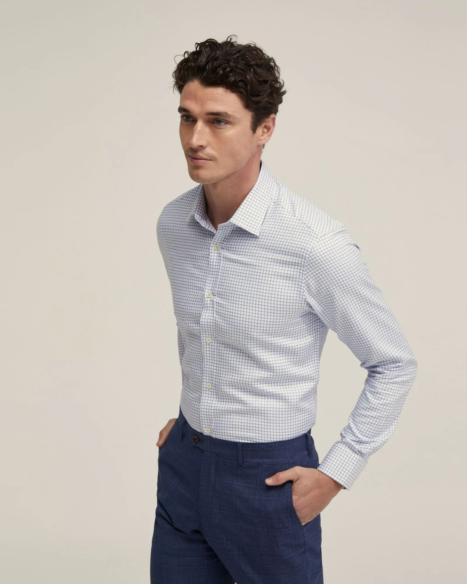 Beckton Dobby Shirt sold by Oxford Shop product image thumbnail 2