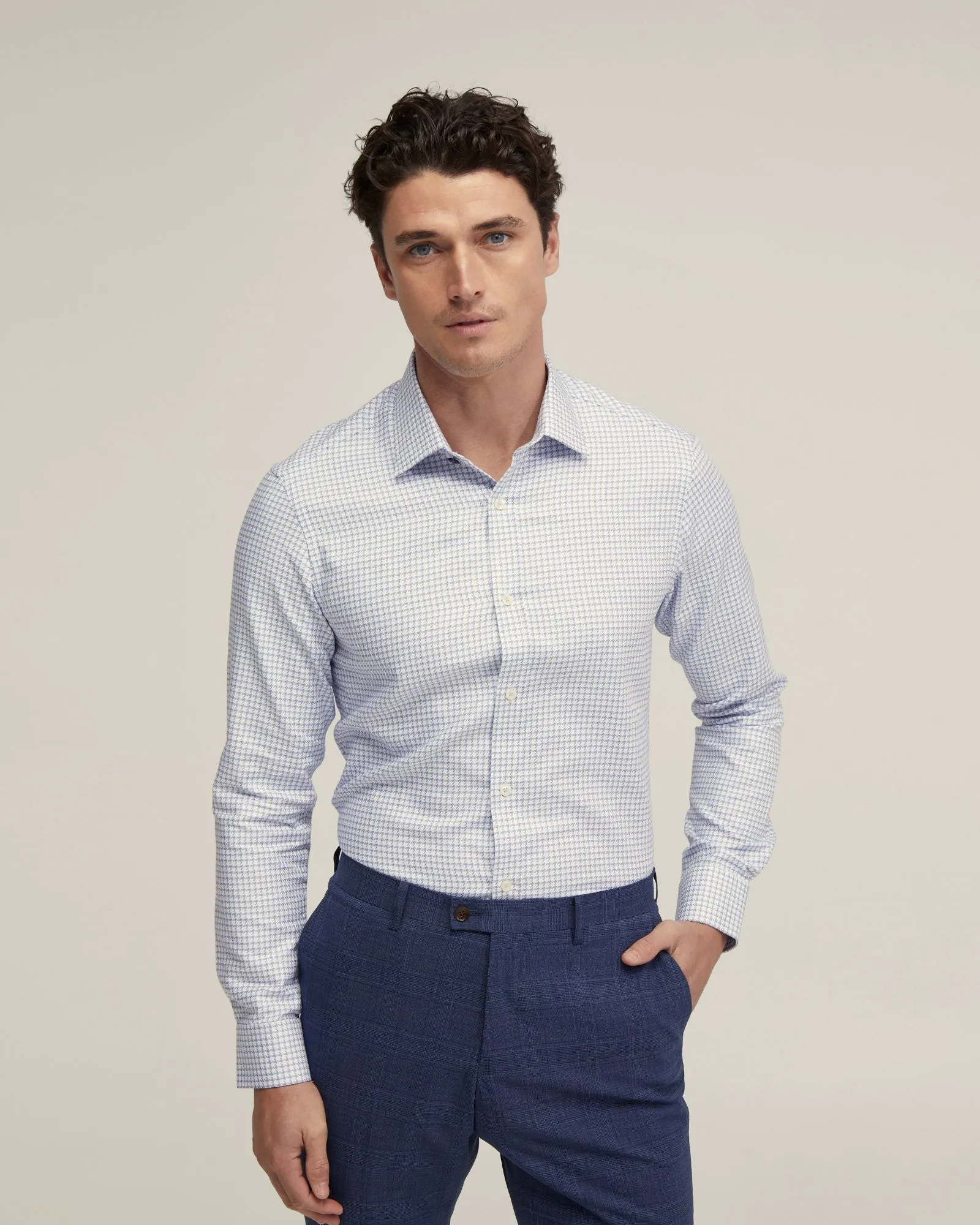 Beckton Dobby Shirt sold by Oxford Shop