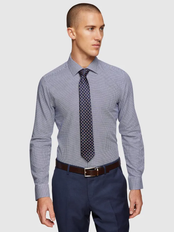 Beckton Houndstooth Shirt sold by Oxford Shop