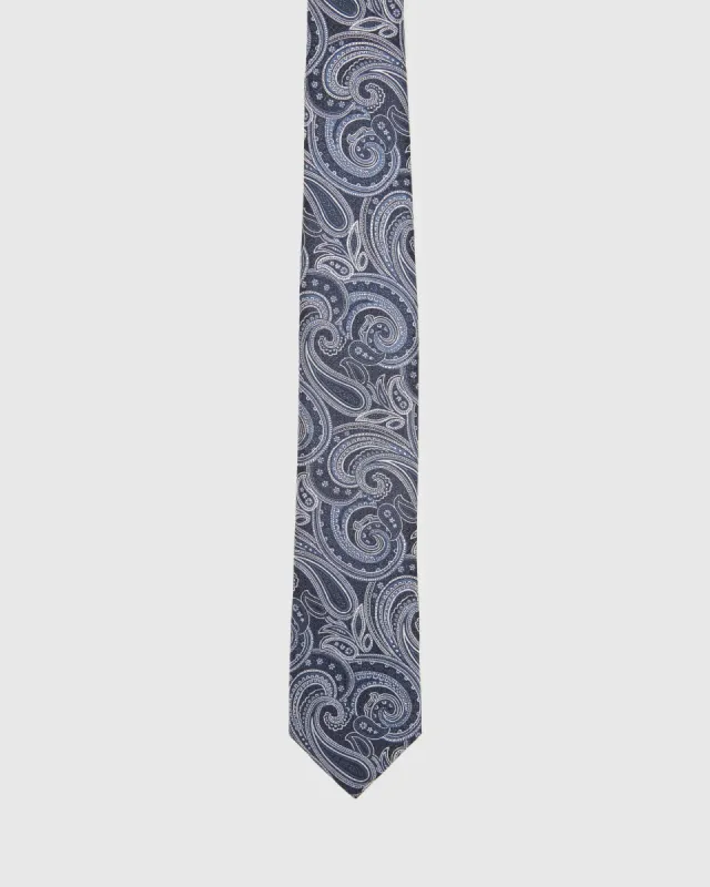 Paisley Blues Tie sold by Oxford Shop