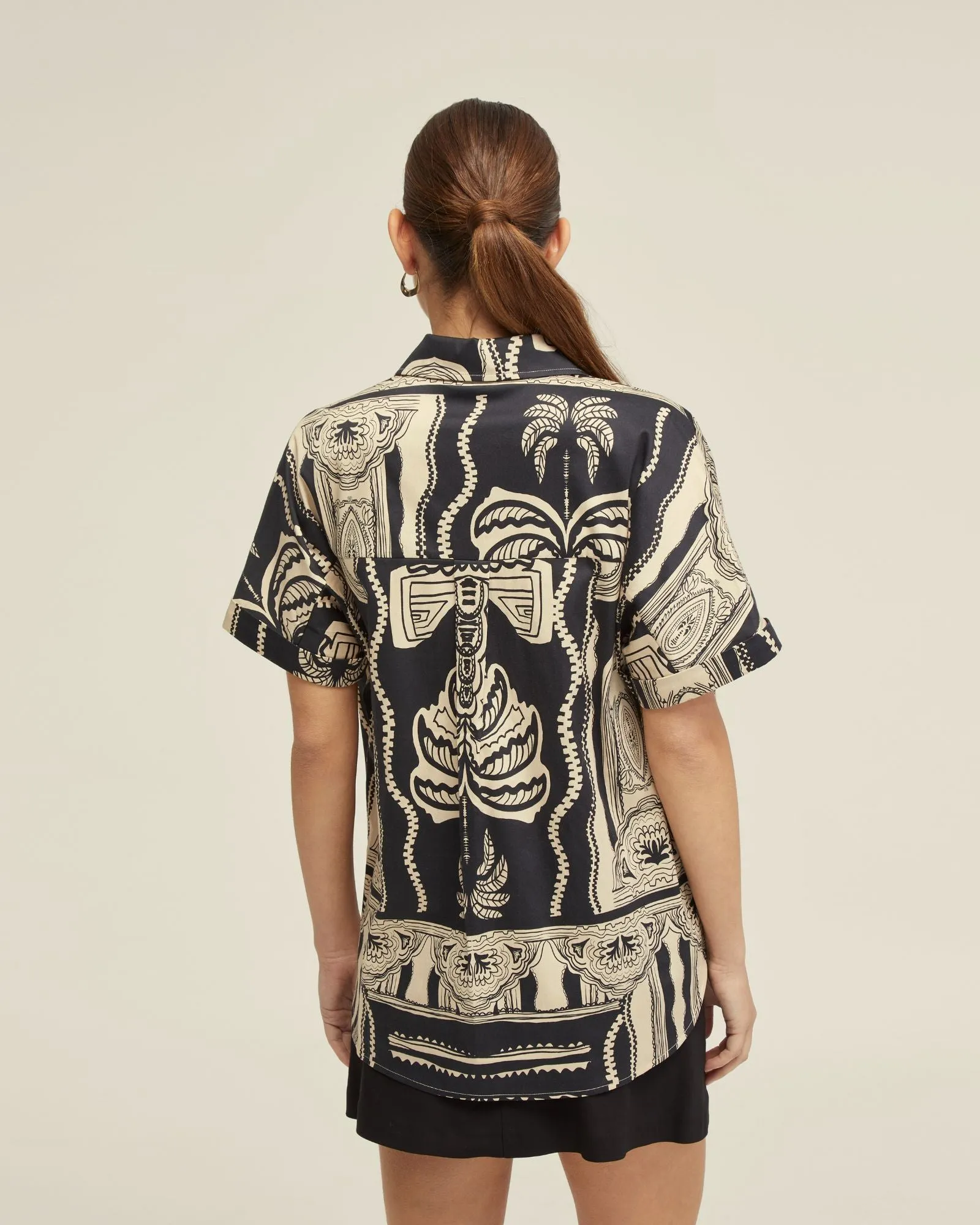 Jasmine Printed Short Sleeve Shirt sold by Oxford Shop product image thumbnail 3