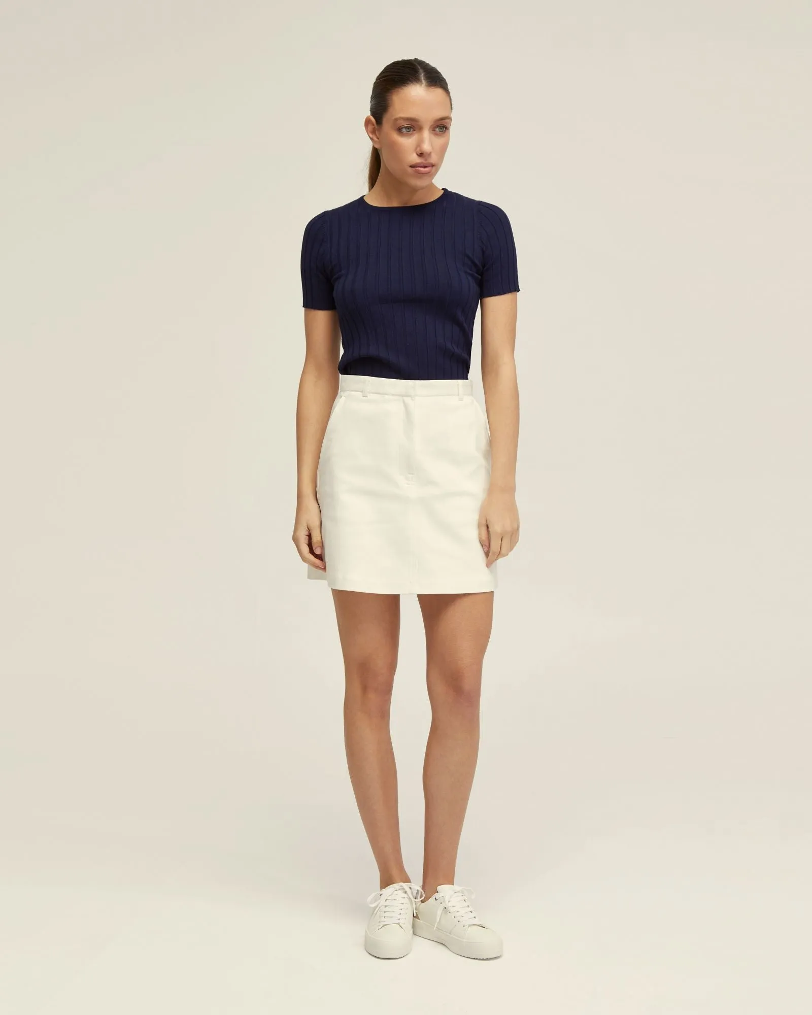 Sasha Crew Neck Rib Knit sold by Oxford Shop
