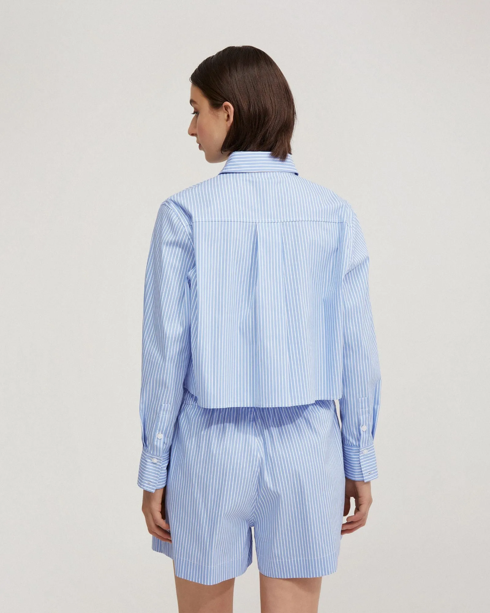 Carrie Crop Striped Shirt sold by Oxford Shop product image thumbnail 3