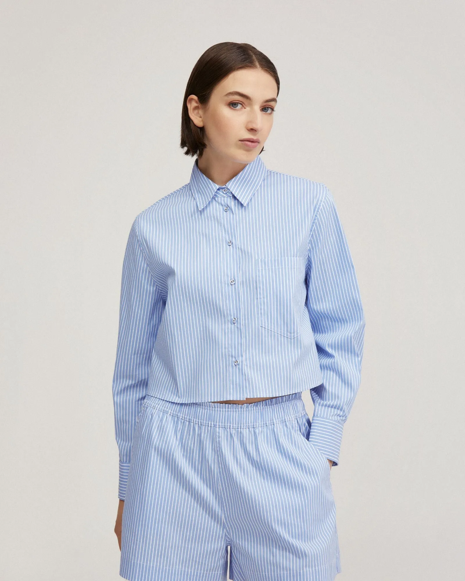 Carrie Crop Striped Shirt sold by Oxford Shop product image thumbnail 2