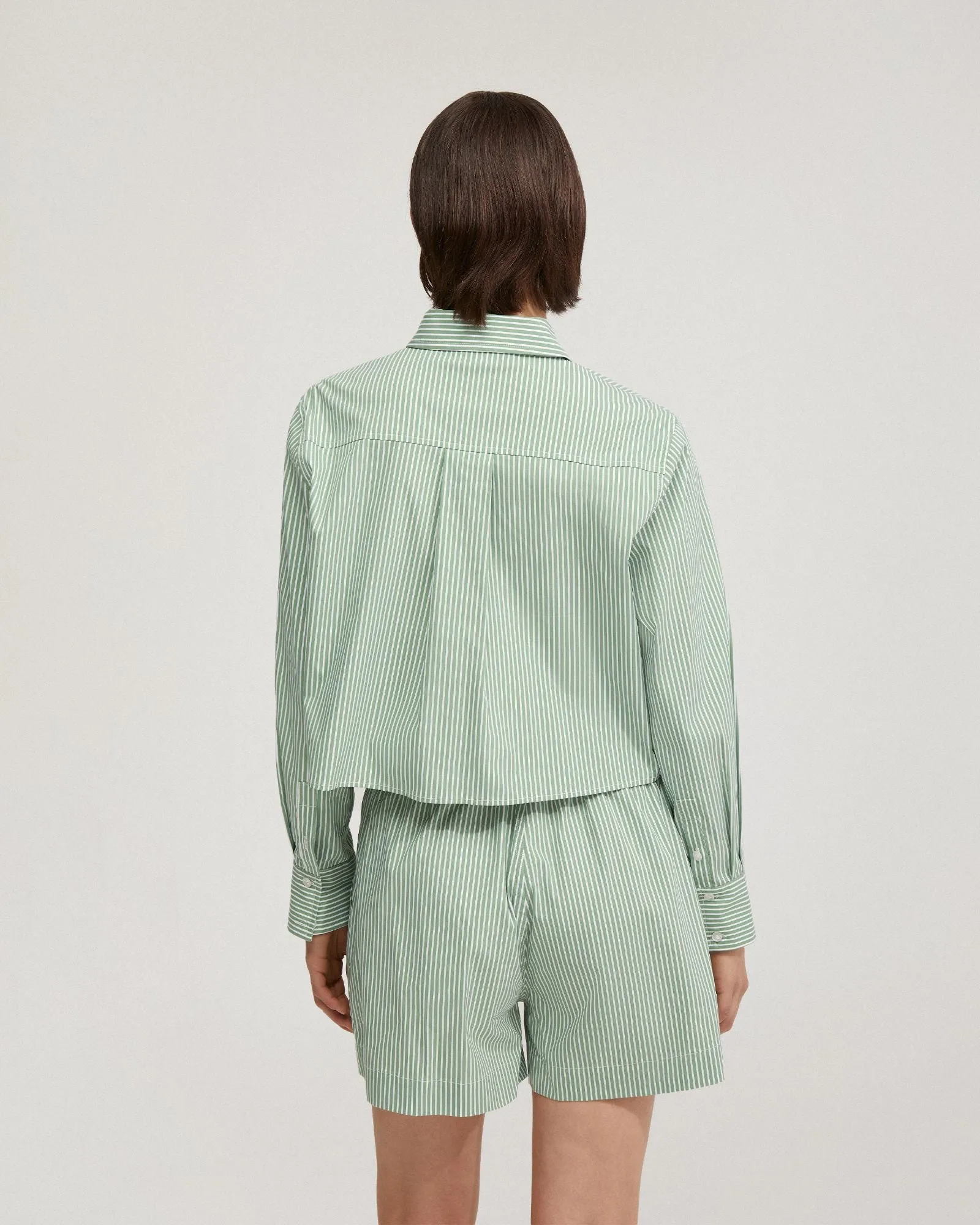 Carrie Crop Striped Shirt sold by Oxford Shop product image thumbnail 3