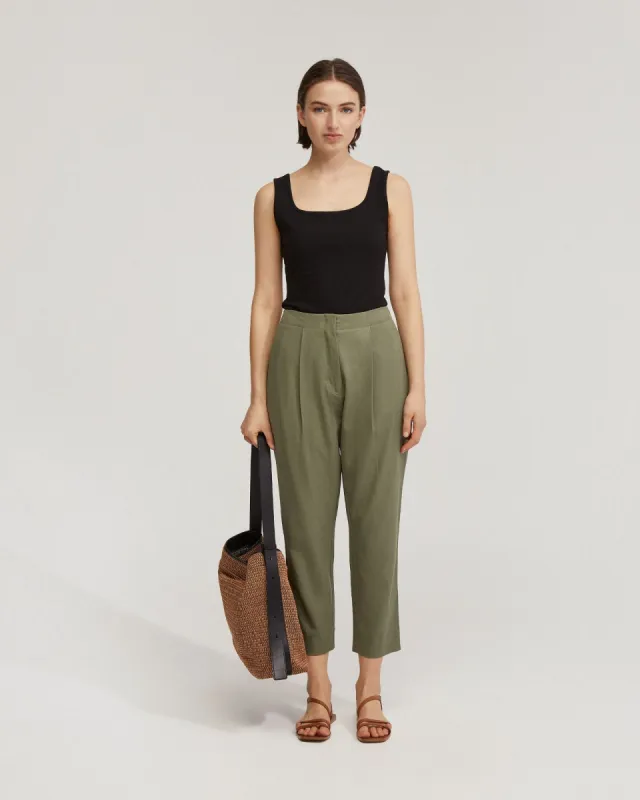 Bree Tencel Pants sold by Oxford Shop