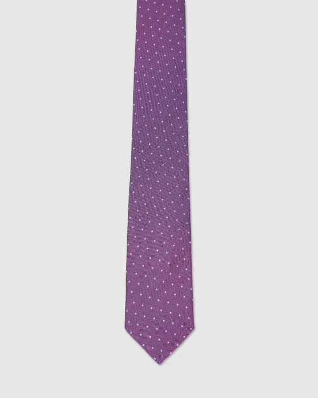 Rosehil Spot 7Cm Tie sold by Oxford Shop
