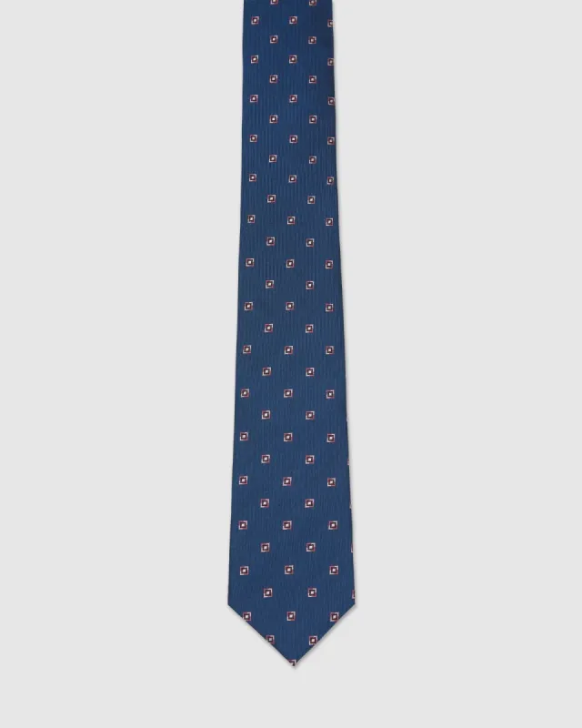 Priory Diamond 7Cm Tie made by Oxford Shop