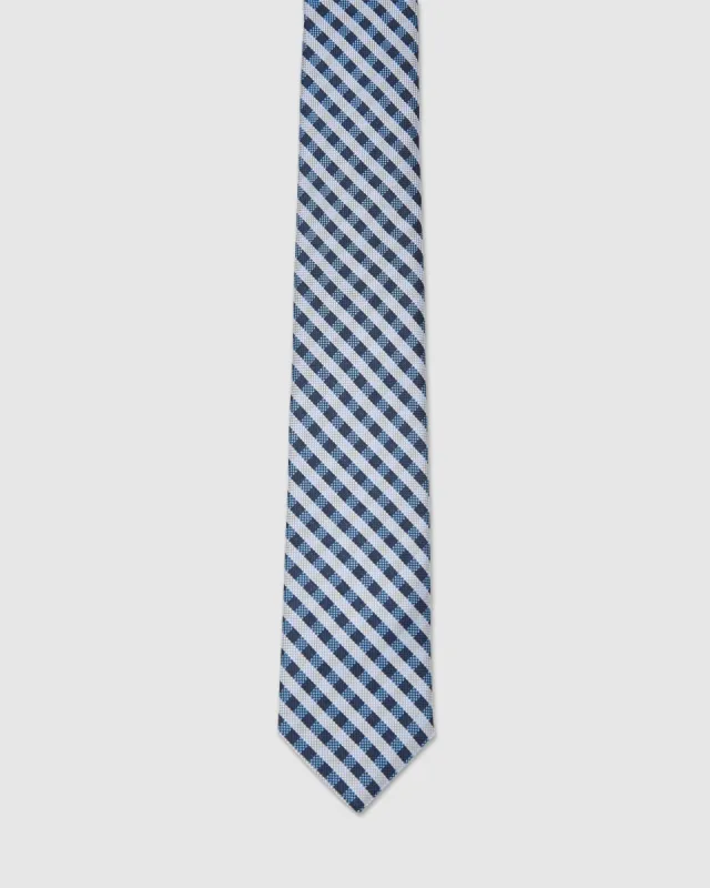 Gable Check 7Cm Tie sold by Oxford Shop