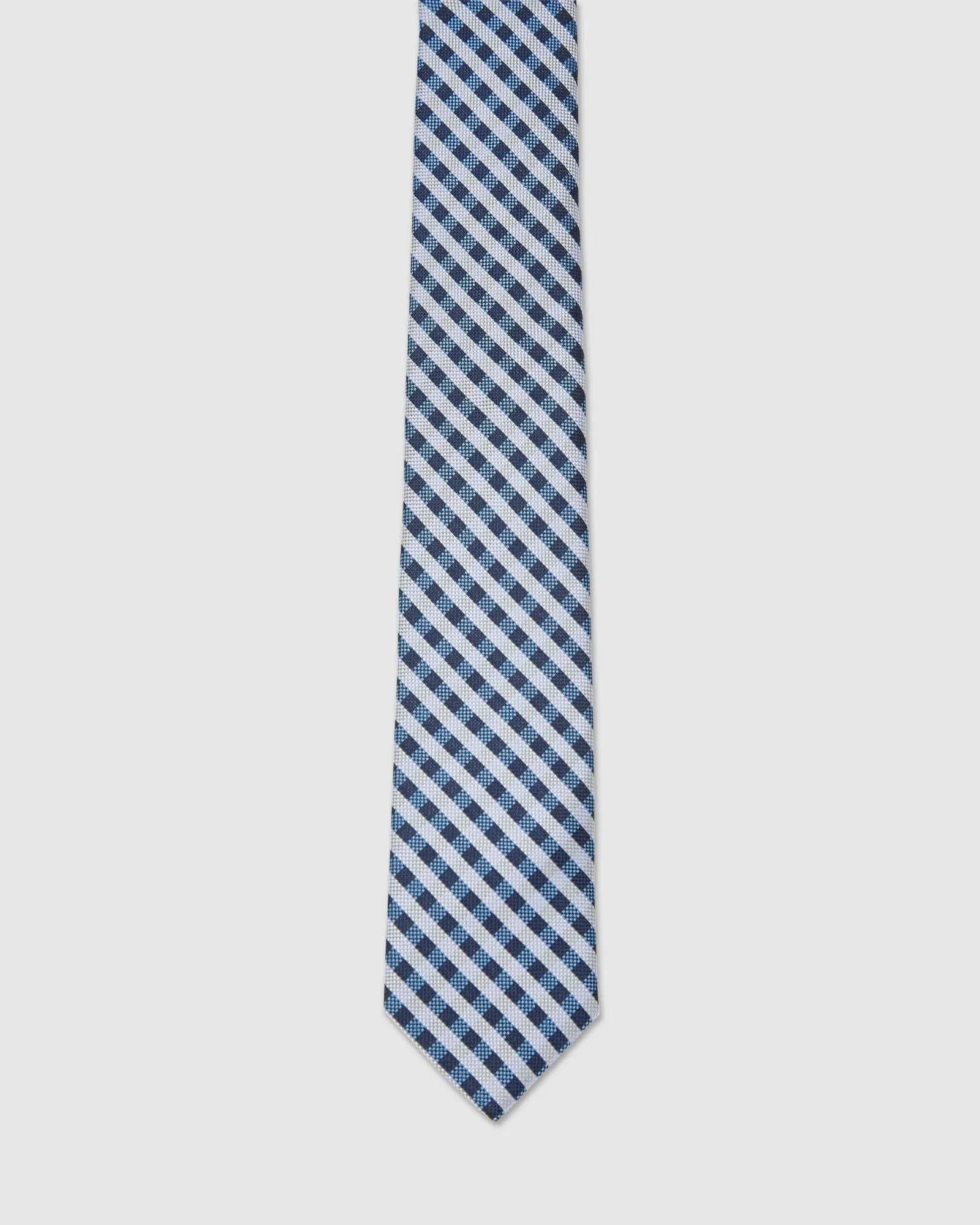 Gable Check 7Cm Tie sold by Oxford Shop
