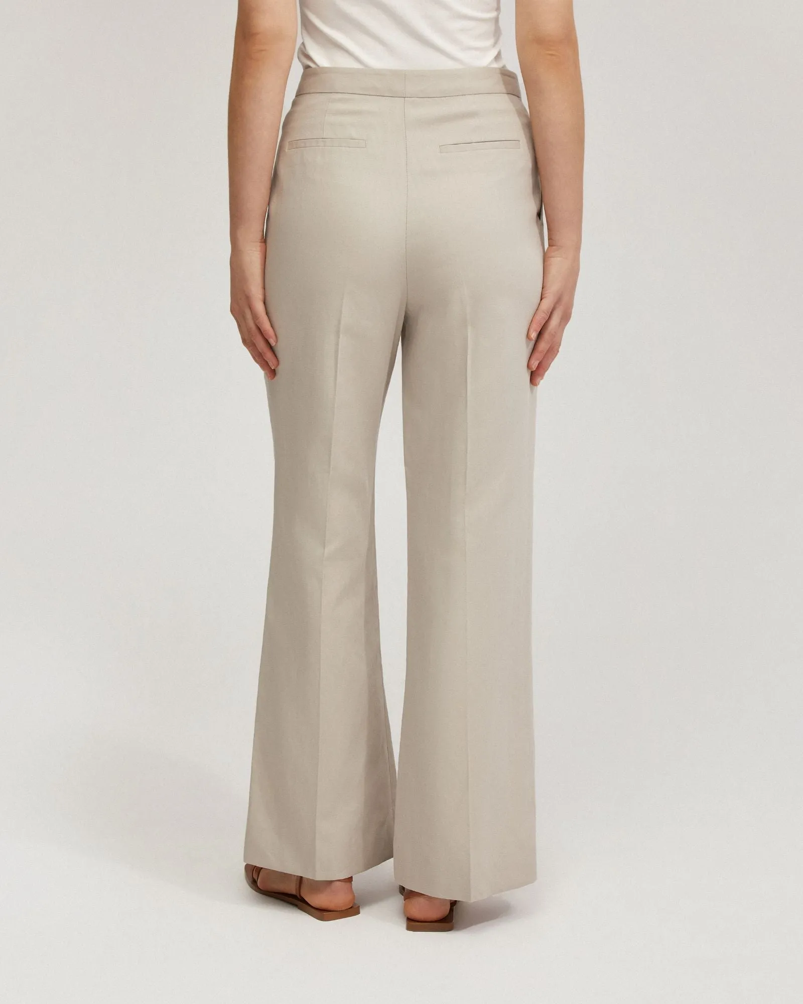 Lauren Linen Blend Wide Leg Pants sold by Oxford Shop product image thumbnail 3