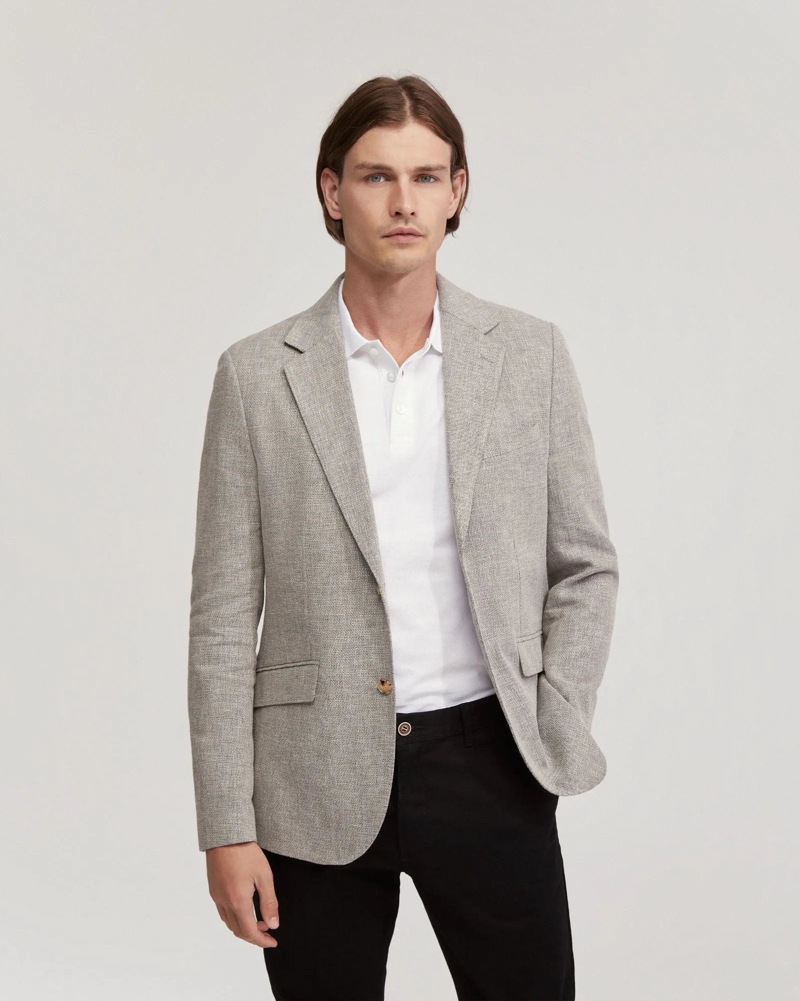 Blake Linen Blend Blazer sold by Oxford Shop product image thumbnail 5