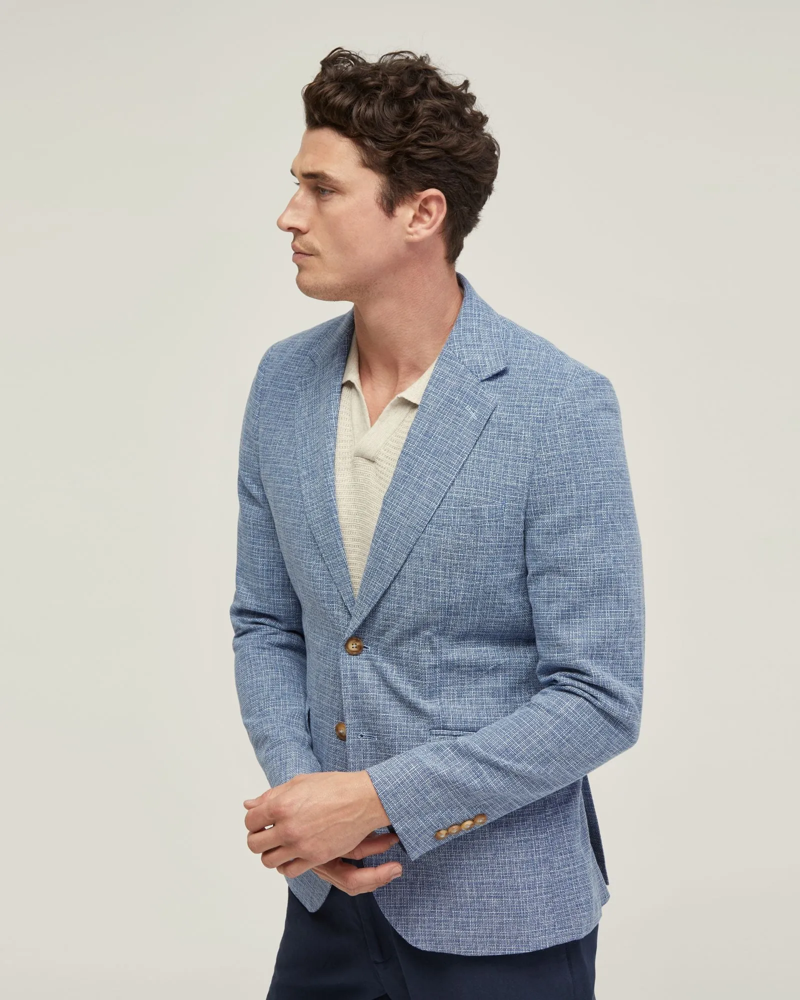 Blake Linen Blend Blazer sold by Oxford Shop product image thumbnail 2