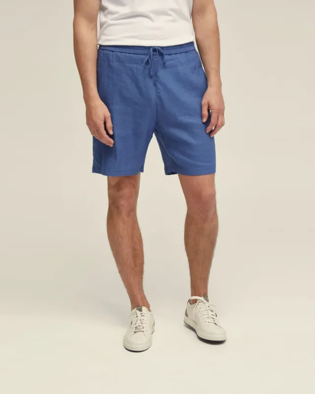 Rufus Linen Pull On Shorts sold by Oxford Shop