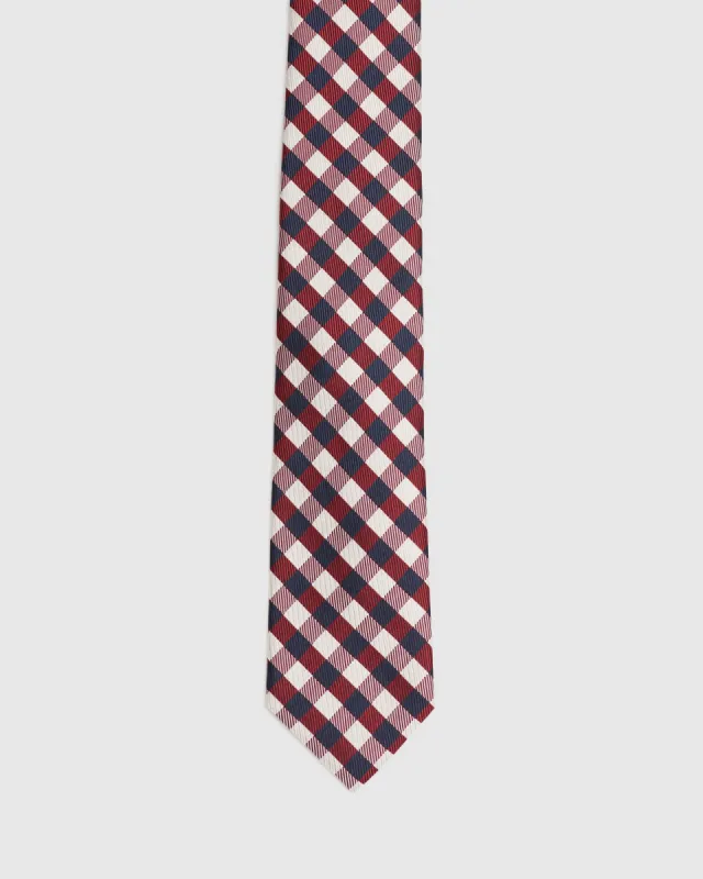 Gingham Check Tie sold by Oxford Shop