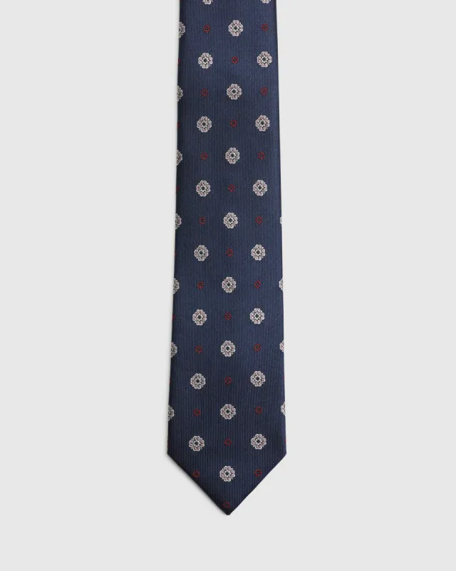 Floating Flowers Silk Tie sold by Oxford Shop