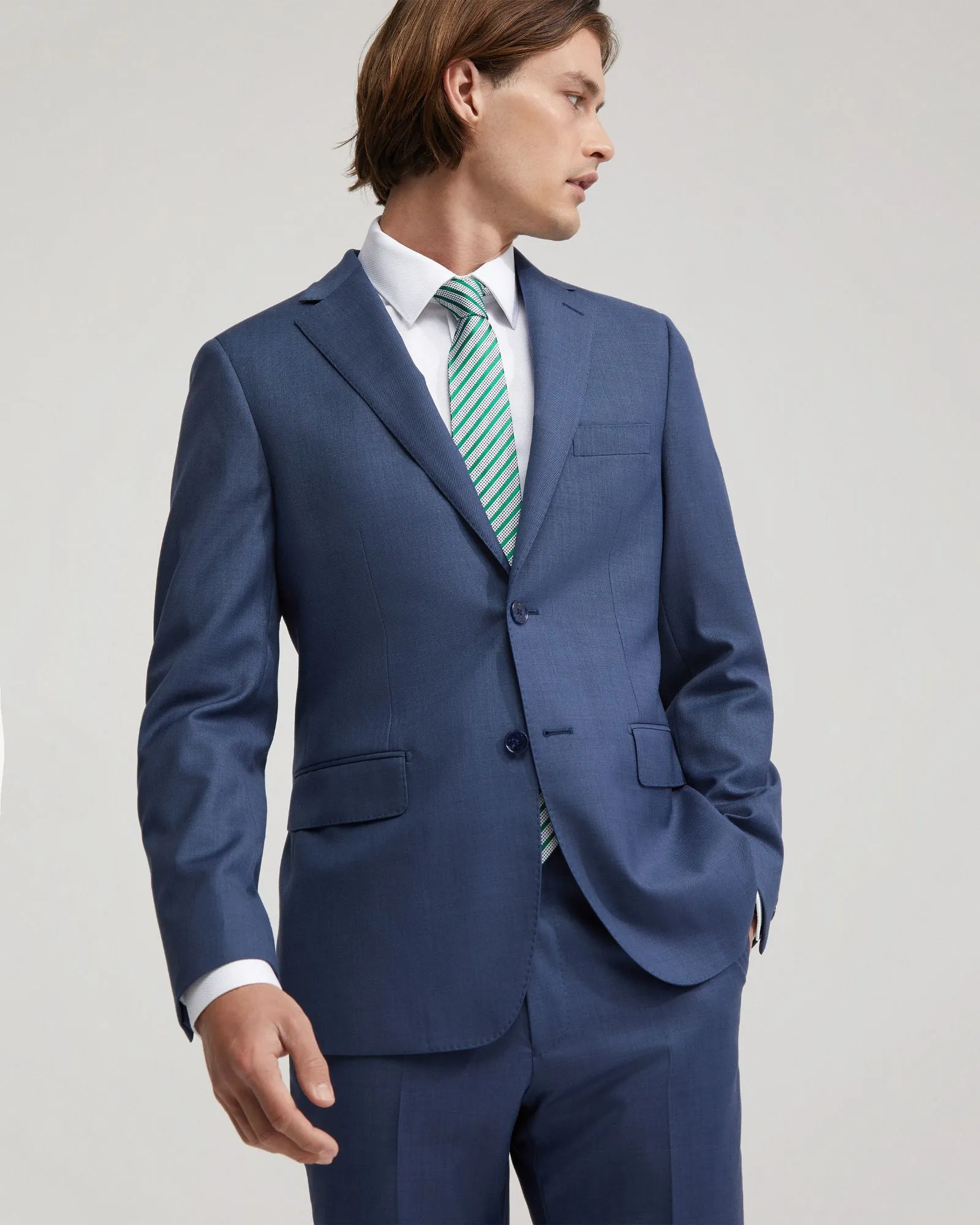 Byron Luxury Half Cnvs Wool Suit Jacket sold by Oxford Shop product image thumbnail 4
