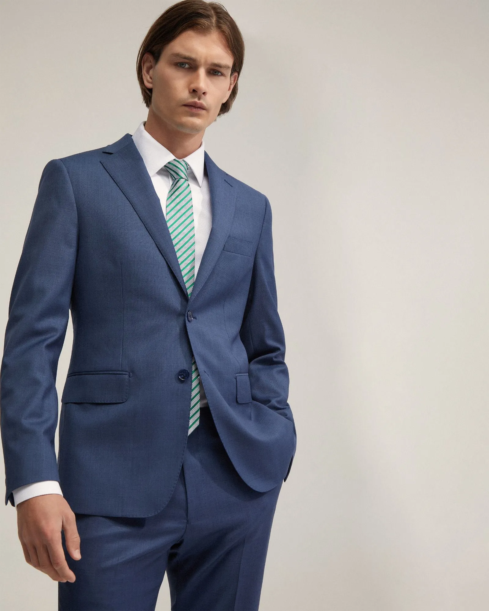 Byron Luxury Half Cnvs Wool Suit Jacket sold by Oxford Shop