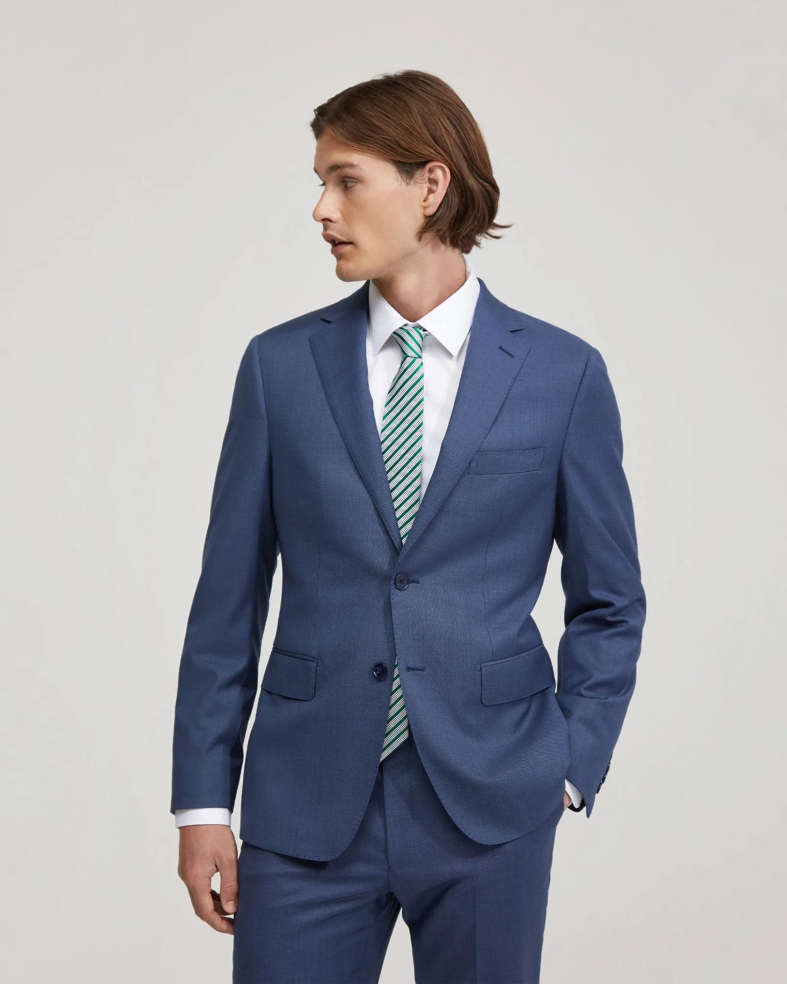 Byron Luxury Half Cnvs Wool Suit Jacket sold by Oxford Shop product image thumbnail 5