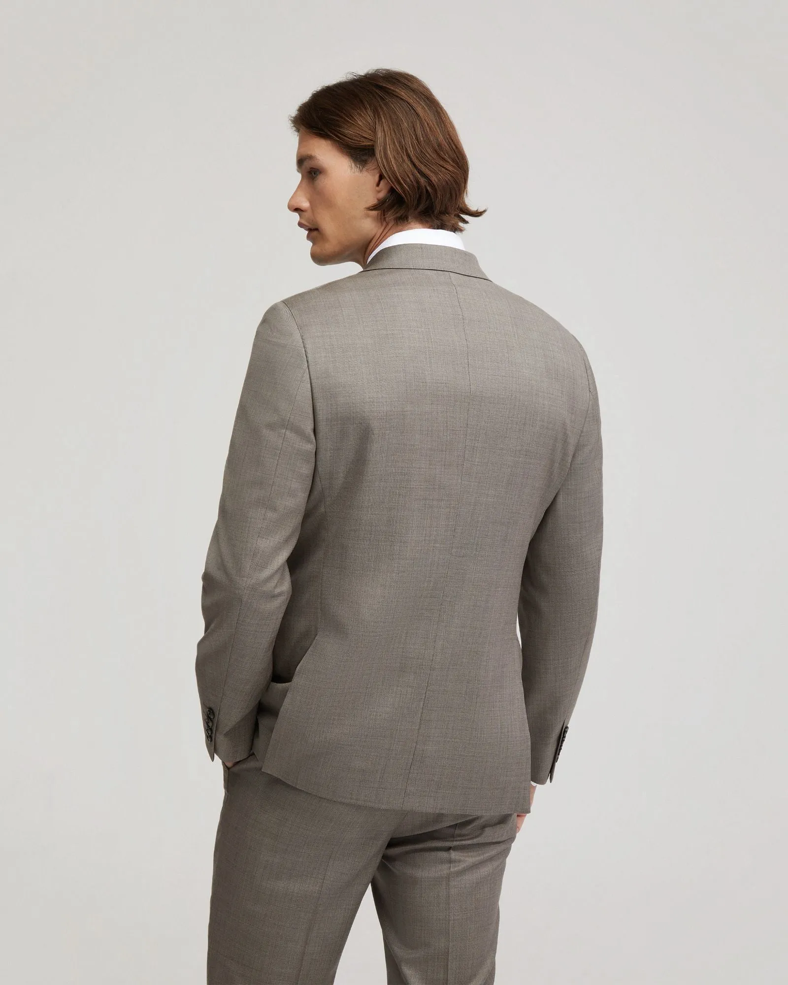 Byron Luxury Half Cnvs Wool Suit Jacket sold by Oxford Shop product image thumbnail 3
