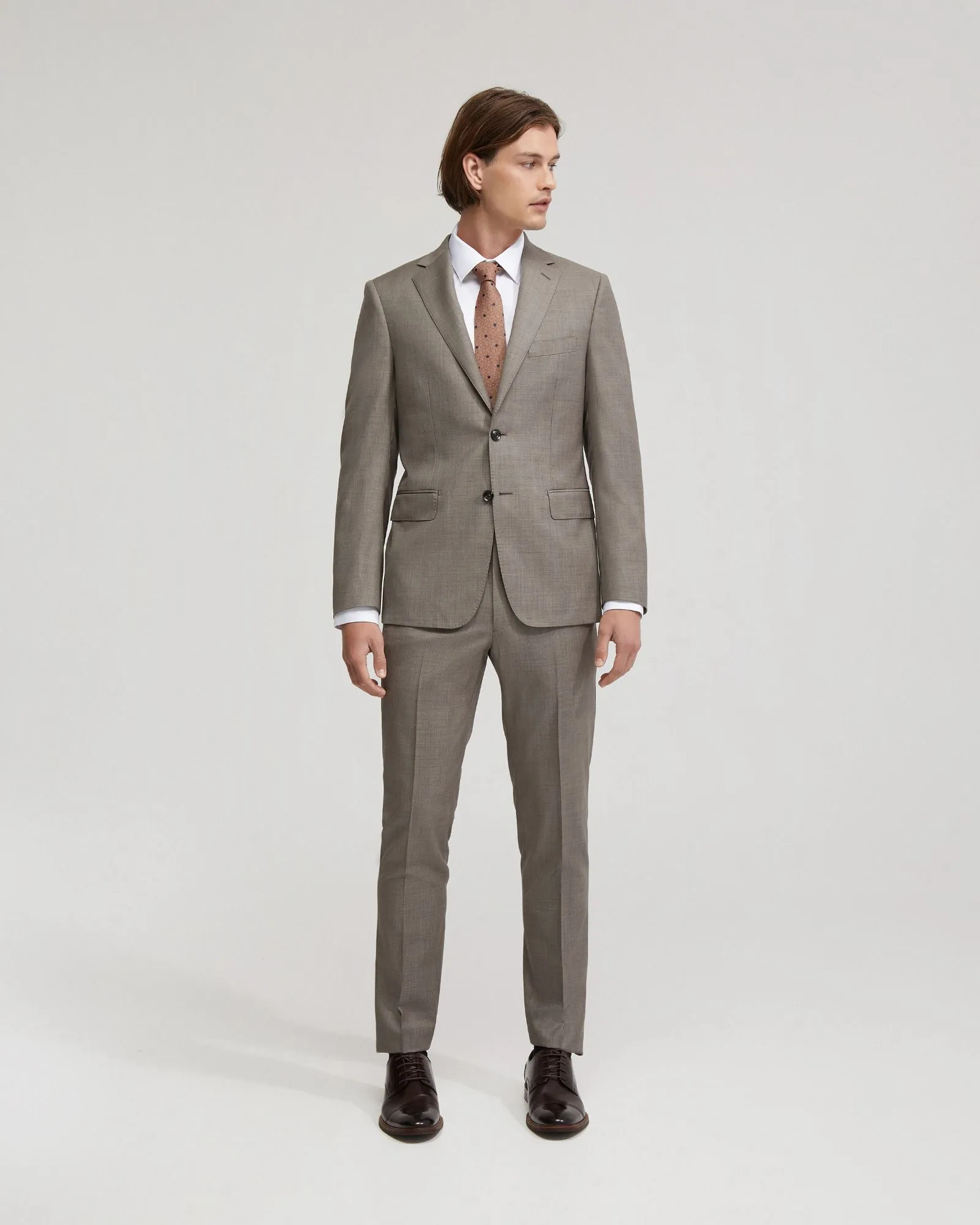 Byron Luxury Half Cnvs Wool Suit Jacket sold by Oxford Shop