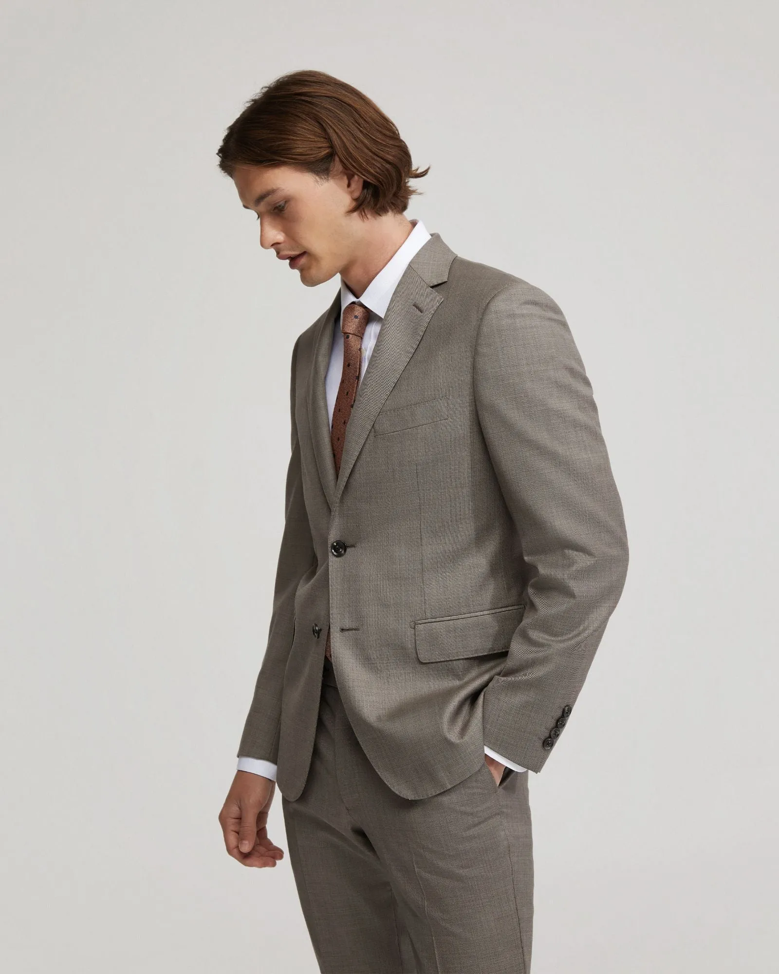 Byron Luxury Half Cnvs Wool Suit Jacket sold by Oxford Shop product image thumbnail 2
