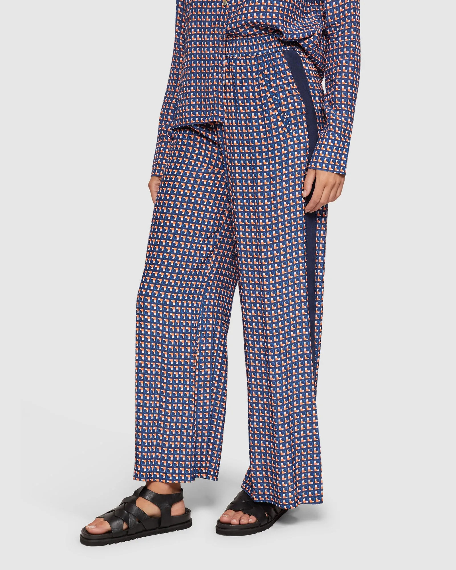 Chantel Geo Print Pants Side Tape sold by Oxford Shop product image thumbnail 2