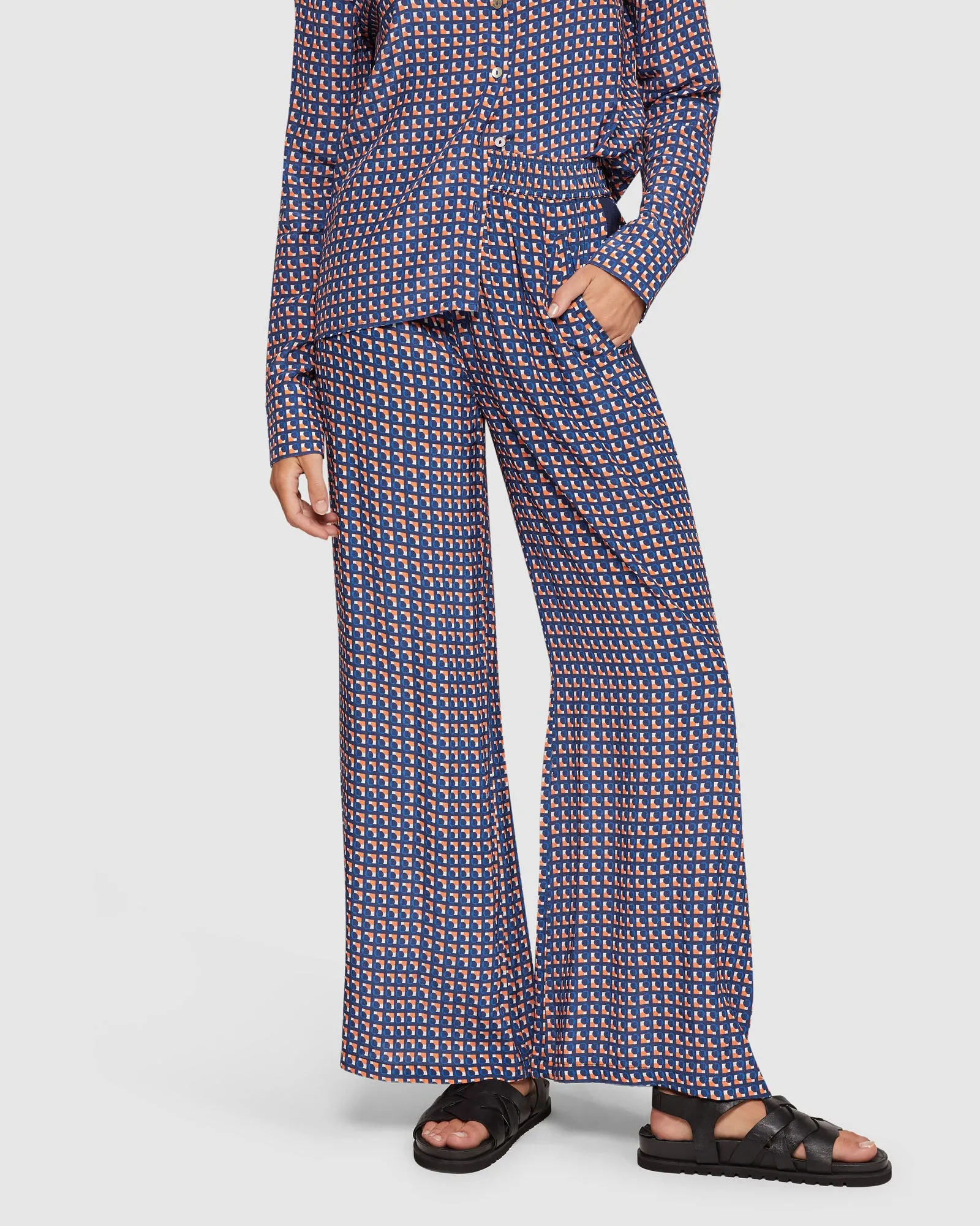 Chantel Geo Print Pants Side Tape sold by Oxford Shop product image thumbnail 5