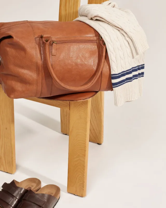 New Foster Leather Overnight Bag sold by Oxford Shop