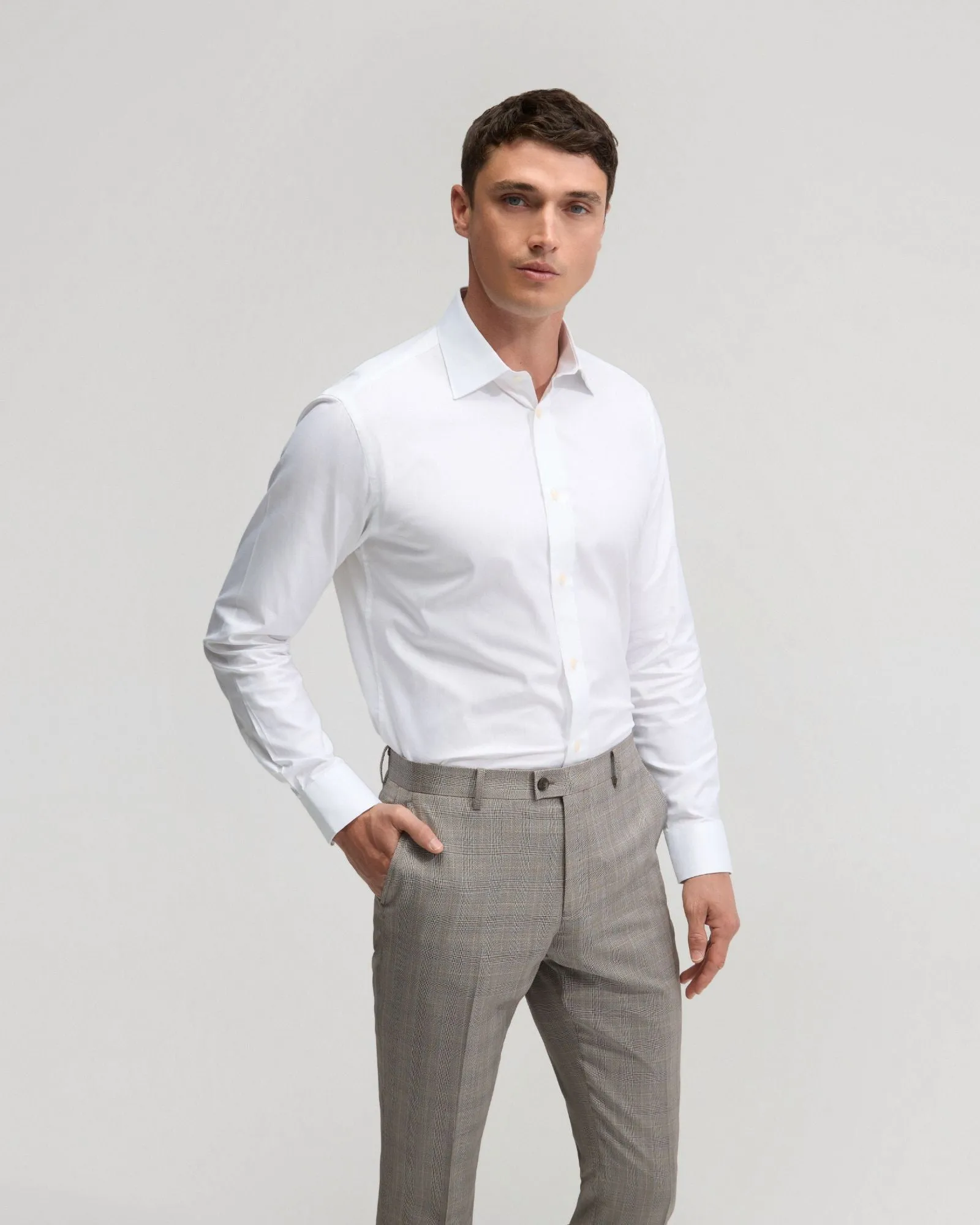 Islington Pima Cotton Twill Shirt sold by Oxford Shop product image thumbnail 2