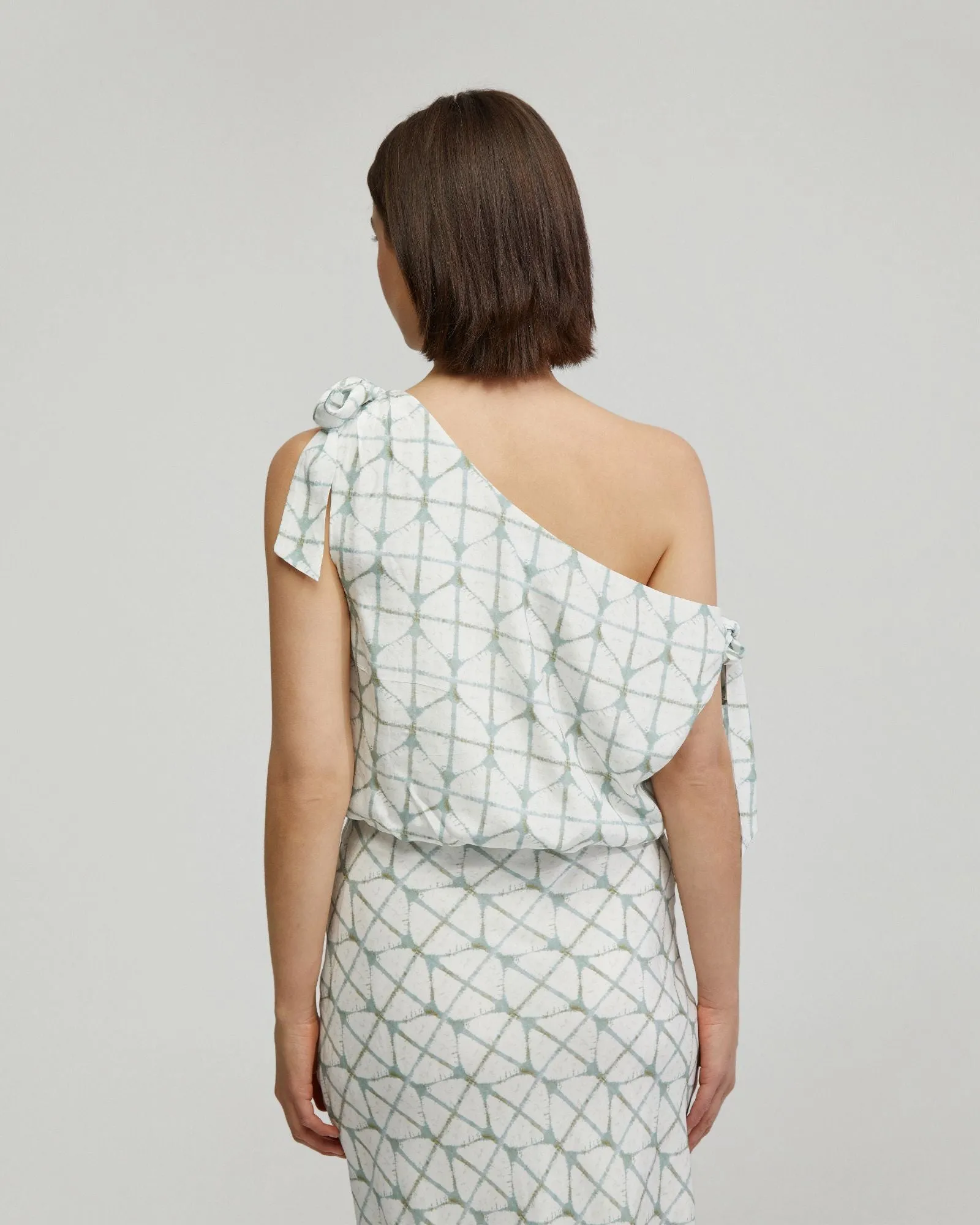 Sandy Printed Tie Up Top sold by Oxford Shop product image thumbnail 3